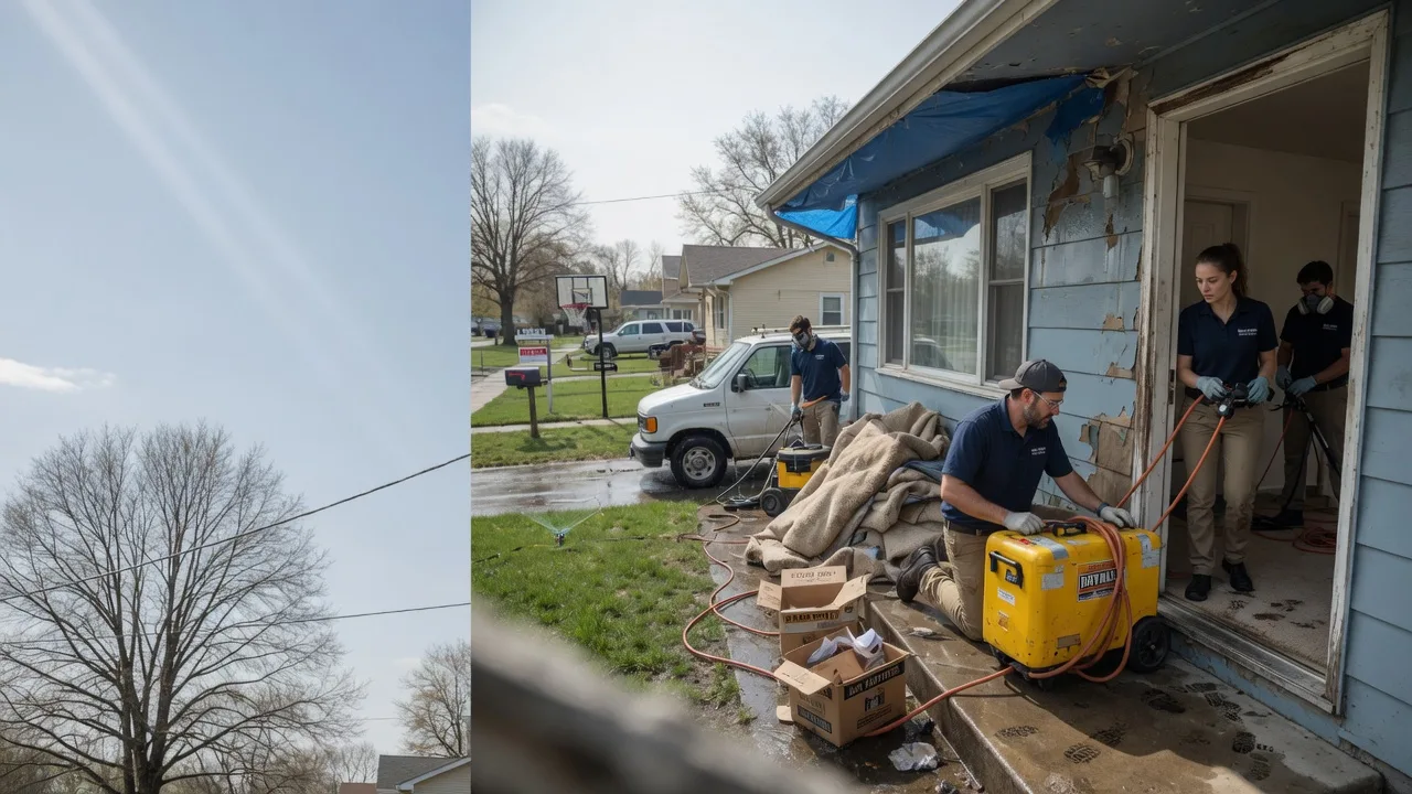 Basement Flood Cleanup in Nachusa, IL near me